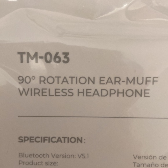 Burnester 90° rotation earmuff, wireless headphone - Picture 5 of 5